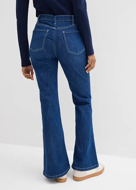 Bootcut Jeans High Waist, Stretch, bonprix