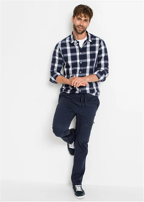 L&aring;ng&auml;rmad skjorta av ren bomull, bonprix