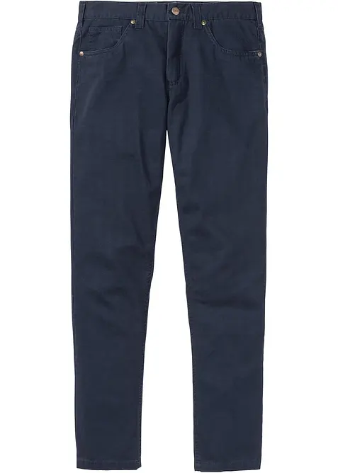 Byxa i twill av bomull, Regular Fit, Straight, bonprix