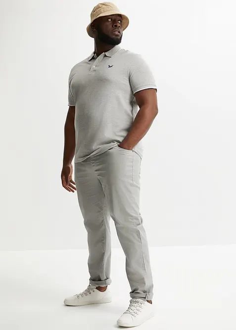 Stretchig dra p&aring;-byxa, normal passform, raka ben, bonprix