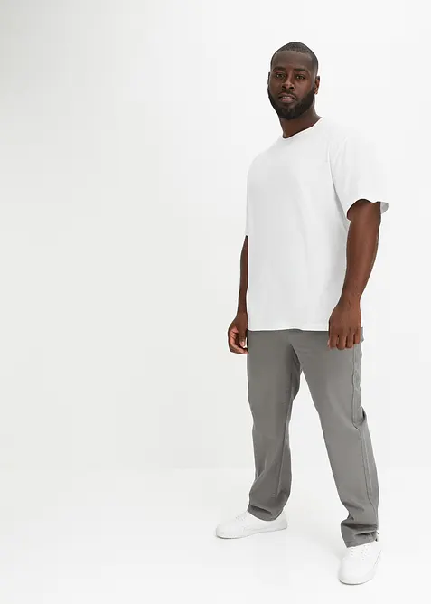 Stretchbyxa, klassisk passform, raka ben, bonprix