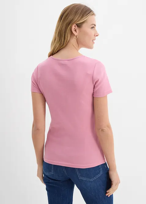 Kort&auml;rmad farfarstr&ouml;ja i ekologisk bomull, bonprix