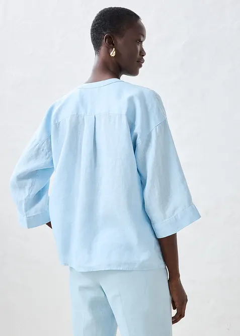 Oversizeblus i rent lin, bonprix