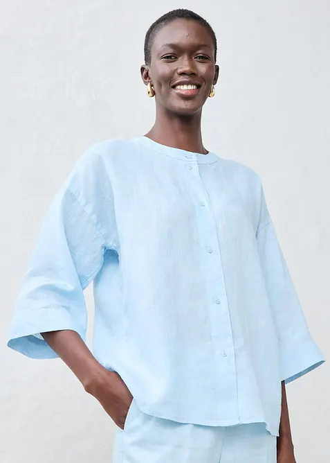 Oversizeblus i rent lin, bonprix