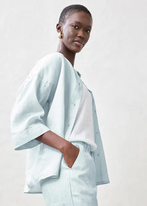 Byxa i rent lin, bonprix