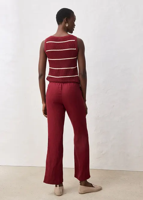 Byxa i rent lin, bonprix