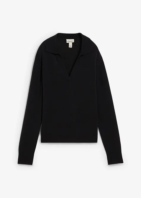 Kashmirtr&ouml;ja med Good Cashmere Standard&reg;-andel, bonprix