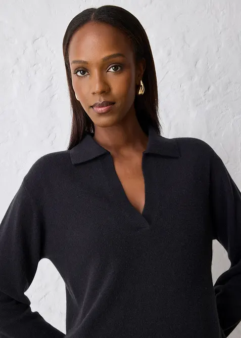 Kashmirtr&ouml;ja med Good Cashmere Standard&reg;-andel, bonprix