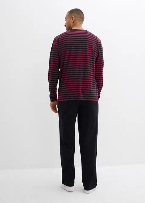 L&aring;ng&auml;rmad pyjamas i ren bomull, bonprix