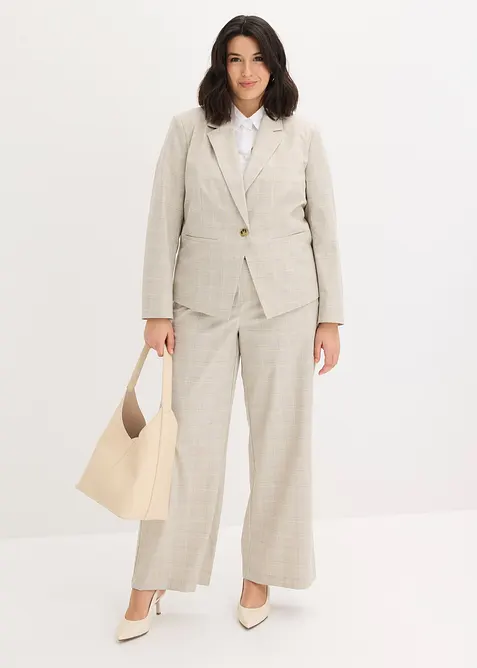 Glencheckrutig kavaj, bonprix