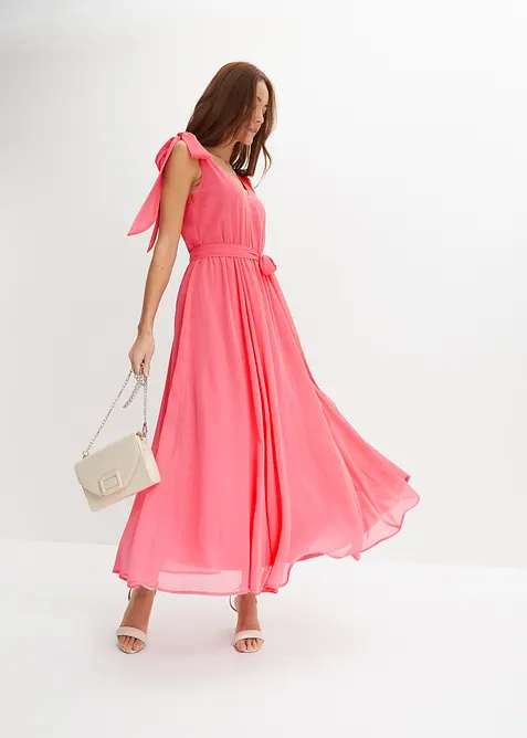 Chiffongkl&auml;nning med knytband, bonprix