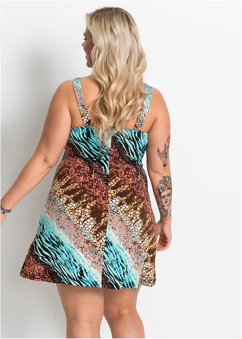 A-linjeformad jerseykl&auml;nning, bonprix