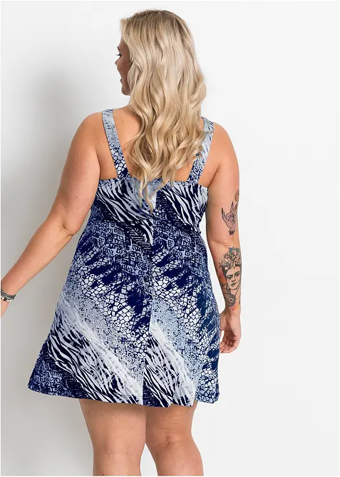 A-linjeformad jerseykl&auml;nning, bonprix