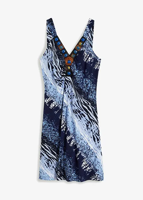 A-linjeformad jerseykl&auml;nning, bonprix