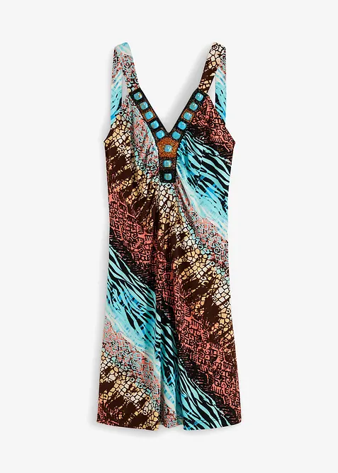 A-linjeformad jerseykl&auml;nning, bonprix