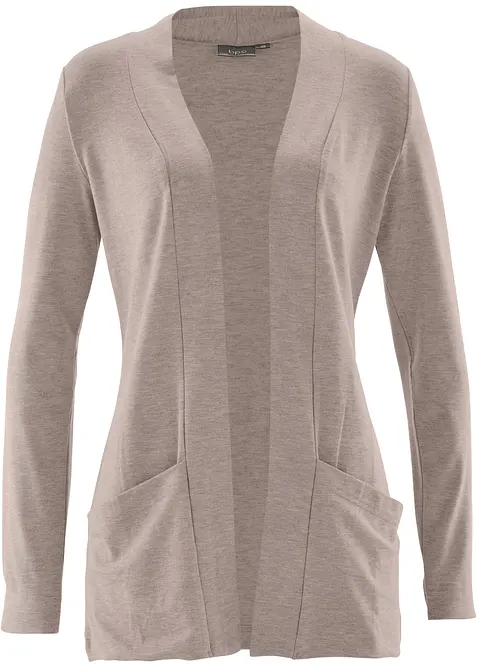 Stretchcardigan i mjuk viskosmix, bonprix