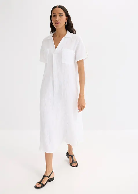 Kaftankl&auml;nning av mjuk muslin, bonprix