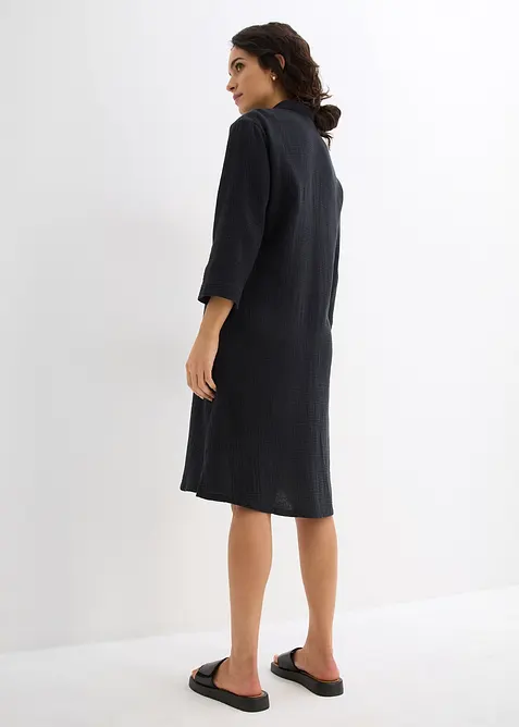 Skjortkl&auml;nning av bomullsmuslin, bonprix