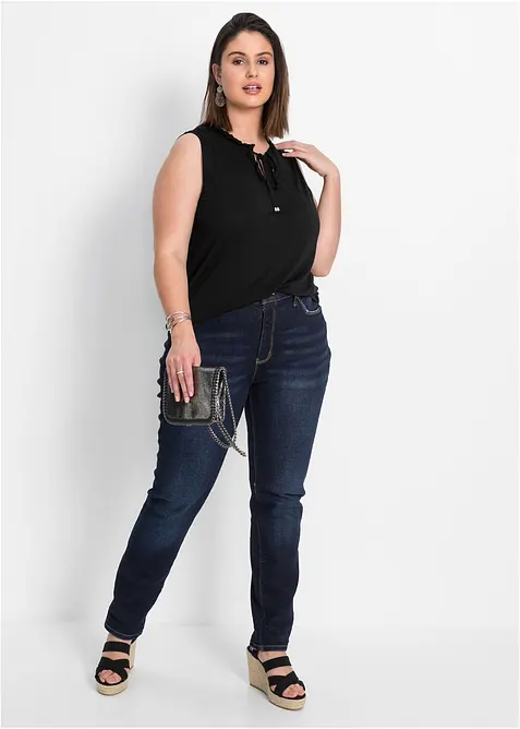 Linne i viskosmix, bonprix