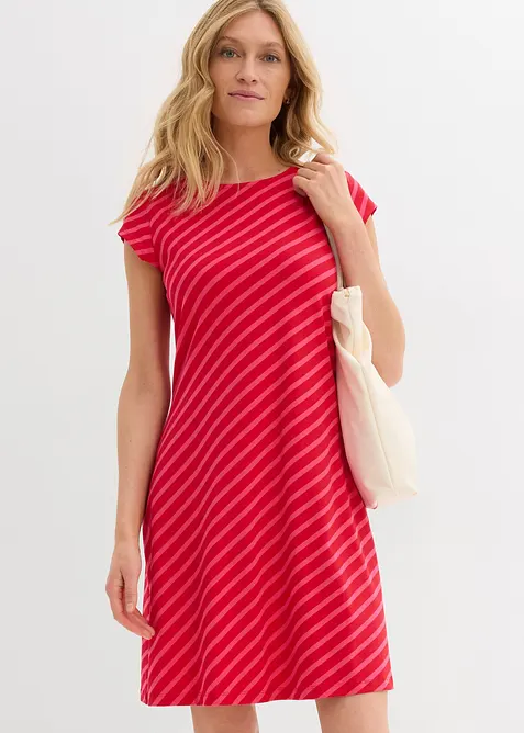 Jerseykl&auml;nning i kroppsn&auml;ra modell, bonprix