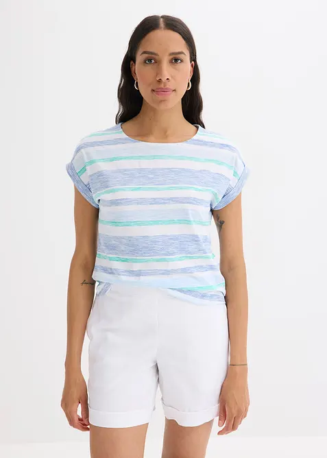 T-shirt i ren ekologisk bomull, bonprix