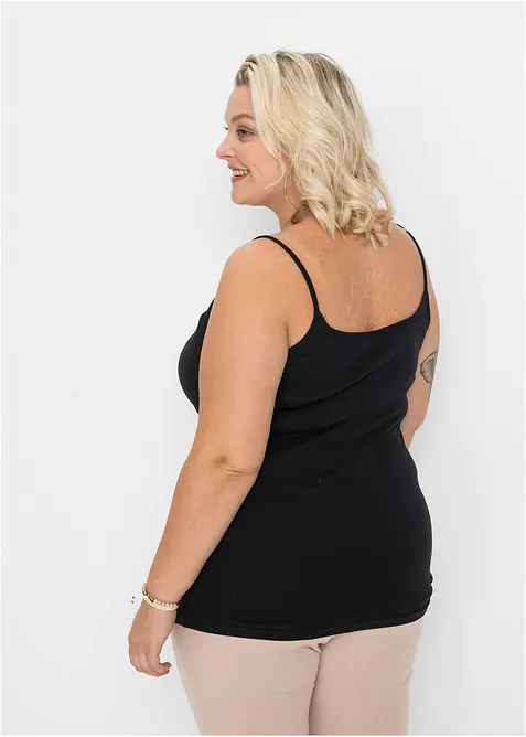 Linne med smala axelband (2-pack), bonprix