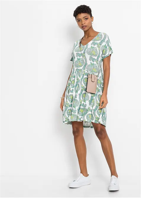 Trik&aring;kl&auml;nning i mjuk viskosmix, bonprix