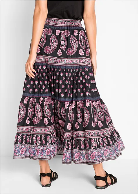 L&aring;ng kjol i bomull, bonprix