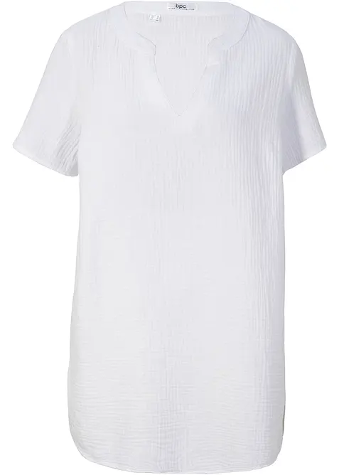 L&aring;ng muslintunika i ren bomull, bonprix