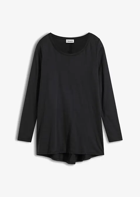 L&aring;ng&auml;rmad topp av ren bomull, bonprix