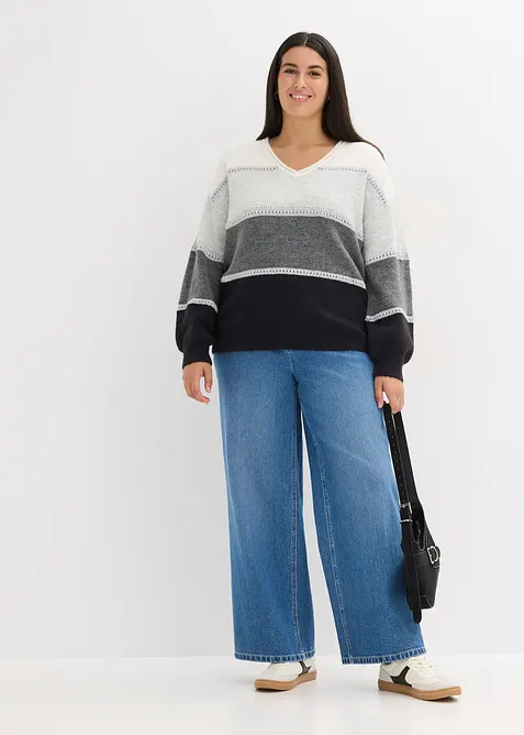 Stickad tr&ouml;ja, bonprix