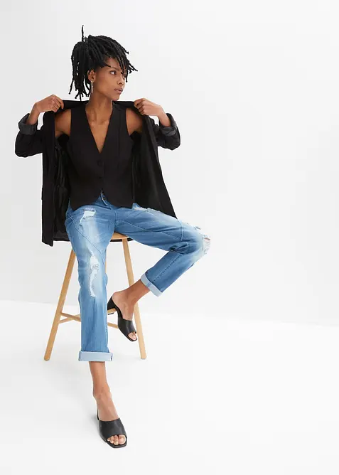 Boyfriend Jeans Mid Waist, bonprix