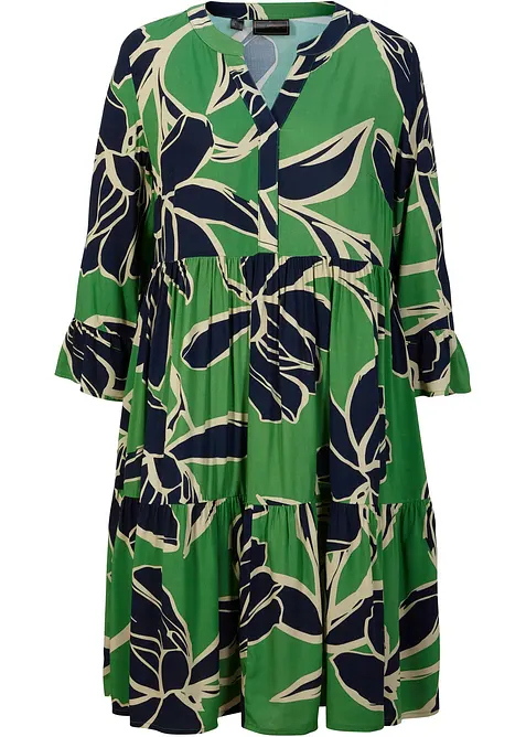 V&aring;dskuren kl&auml;nning i viskos, bonprix