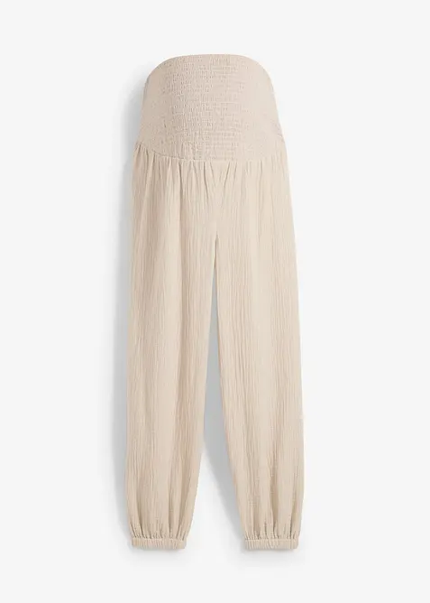 Mammabyxa i bomullsmuslin, bonprix