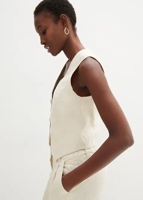 V&auml;st i rent linne, bonprix