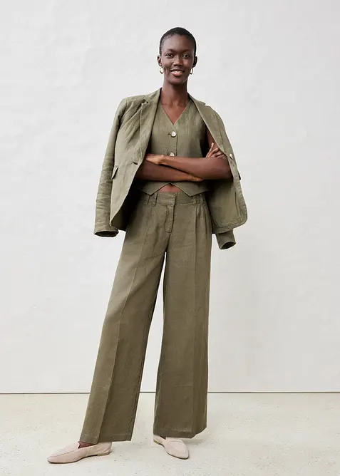 V&auml;st i rent linne, bonprix