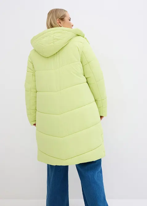 T&auml;ckkappa med teddyfodrad huva, bonprix