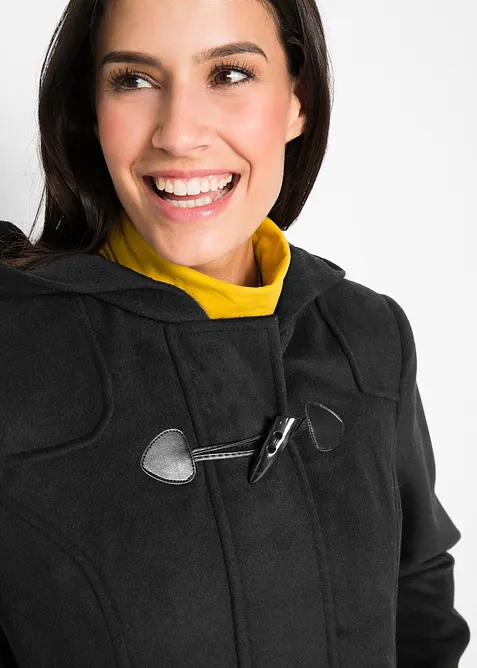 Duffel med yllelook, bonprix