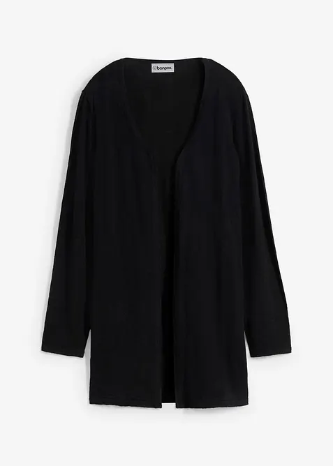 Cardigan i slubgarn av bomull, bonprix