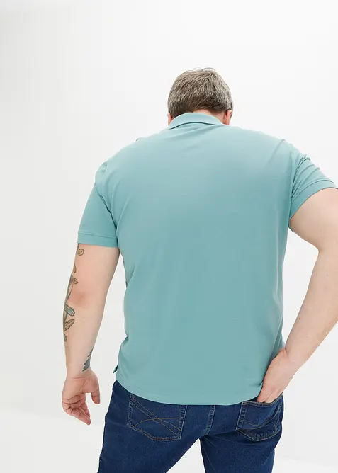 Kort&auml;rmad pik&eacute;tr&ouml;ja i bomull, bonprix