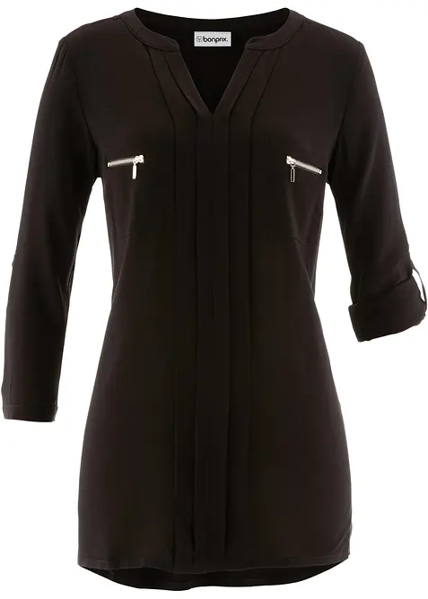 Blustunika i b&ouml;ljande viskos, bonprix