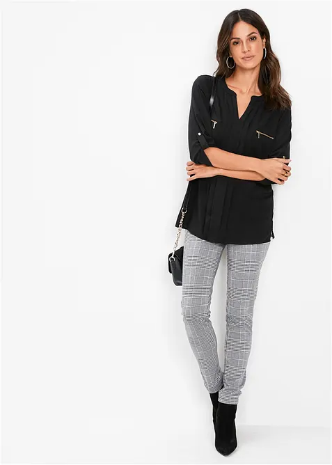 Blustunika i b&ouml;ljande viskos, bonprix