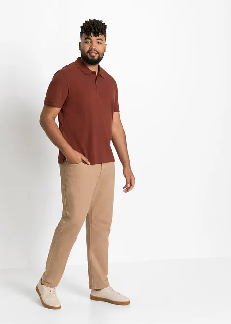 Kort&auml;rmad pik&eacute;tr&ouml;ja i bomull, bonprix