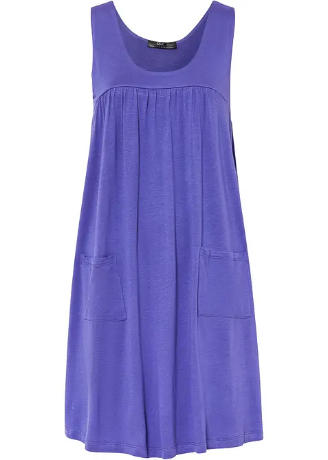 Kort jerseykl&auml;nning av mjuk viskos, bonprix