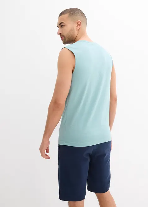 Linne med broderi, ekologisk bomull (2-pack), bonprix