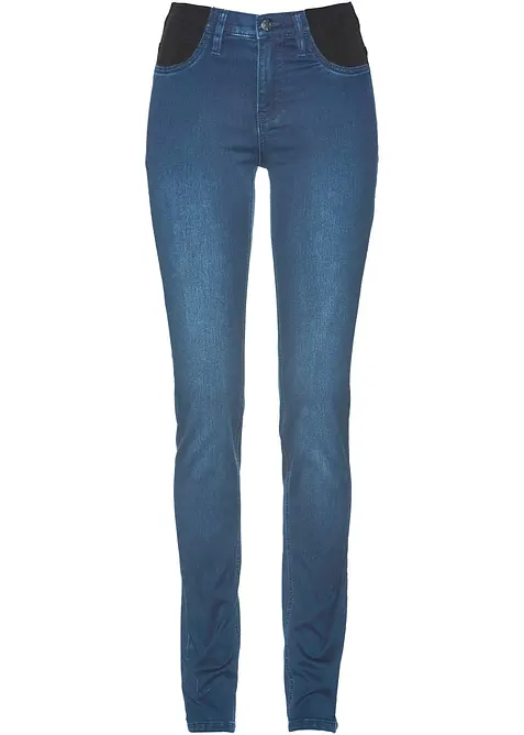 Jeans med bekv&auml;m midja, bonprix