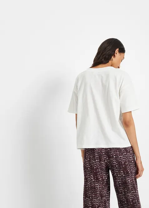 Oversizetopp av ren ekologisk bomull, bonprix