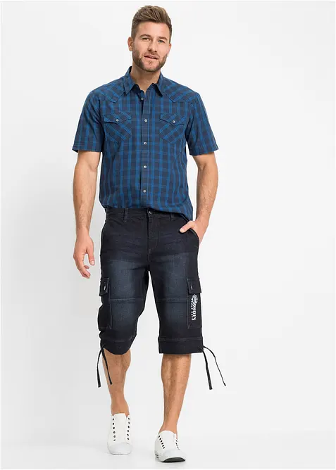 Kort&auml;rmad skjorta i bomull, bonprix