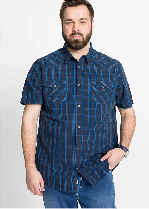 Kort&auml;rmad skjorta i bomull, bonprix