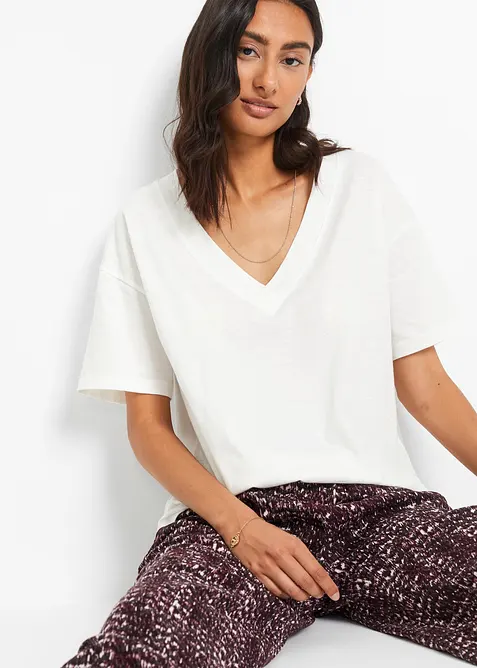 Oversizetopp av ren ekologisk bomull, bonprix